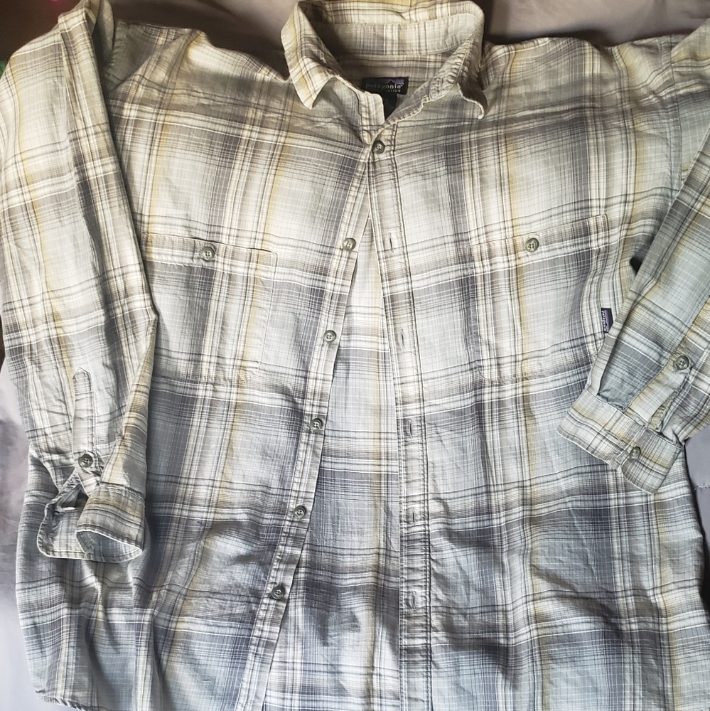 Man's long sleeve button-down shirt